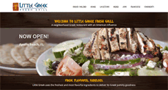 Desktop Screenshot of littlegreekrestaurant.com